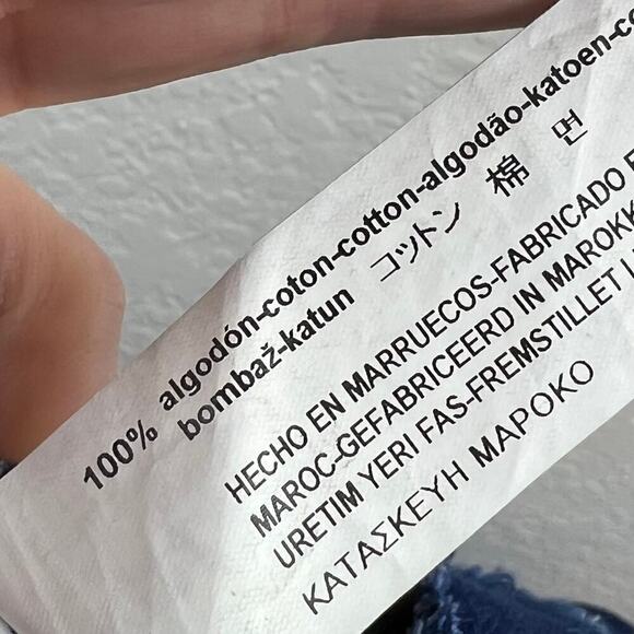 Zara Denim Patchwork Frayed Sleeveless Overall Romper XS Western Coastal Cowgirl - Picture 7 of 8